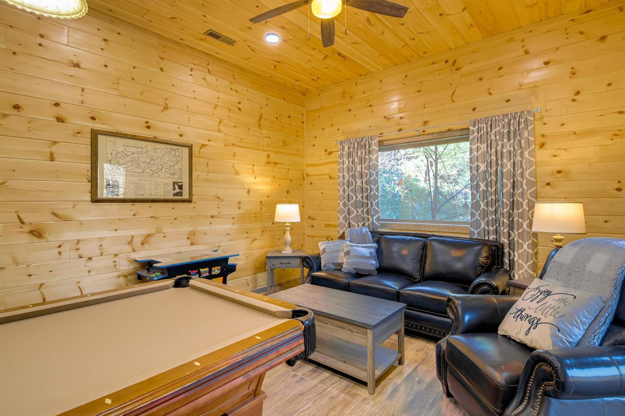 Gatlinburg Cabin With Game Room, Hot Tub And Mtn Views Экстерьер фото