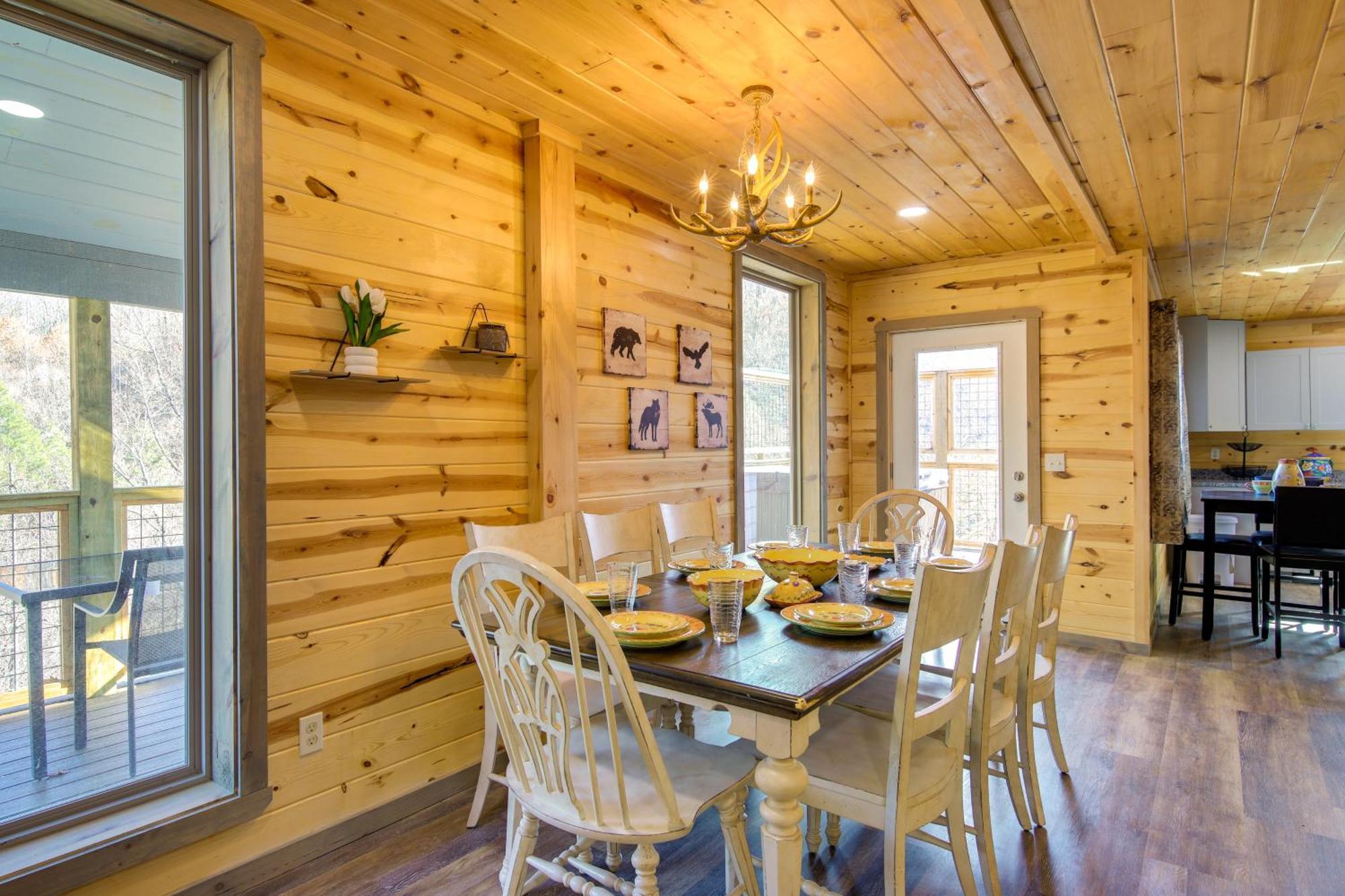 Gatlinburg Cabin With Game Room, Hot Tub And Mtn Views Экстерьер фото